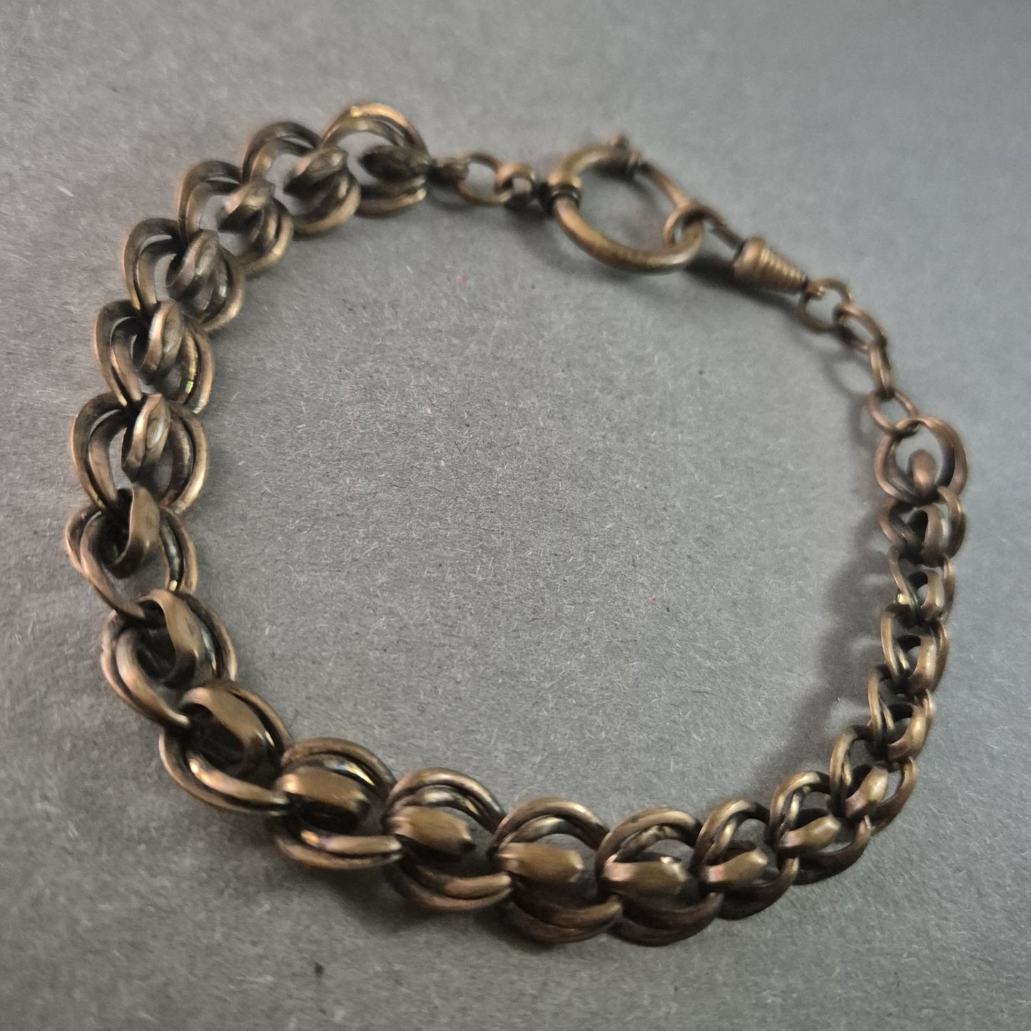 Vintage Herrenarmband aus Messing – Robustes Design mit Antik-Patina