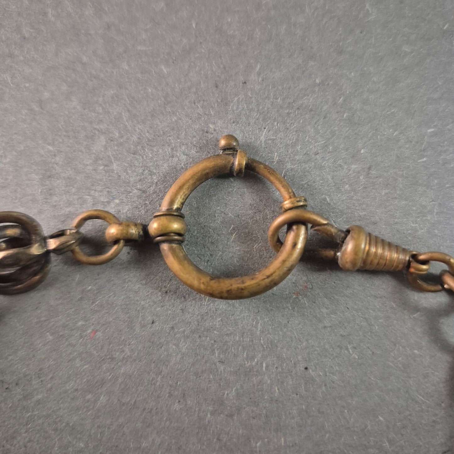 Vintage Herrenarmband aus Messing – Robustes Design mit Antik-Patina