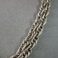 Schwere Vintage Halskette aus Silber Robustes Design