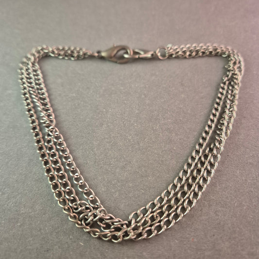 Silberne Mehrstrang-Halskette – Robustes & Zeitloses Design