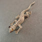 Glitzernde Gecko-Brosche mit Strasssteinen – Einzigartiger Hingucker