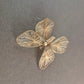 Filigrane Vintage Schmetterling Brosche aus Silberdraht