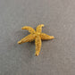Goldene Seestern-Brosche – Maritimer Vintage-Chic