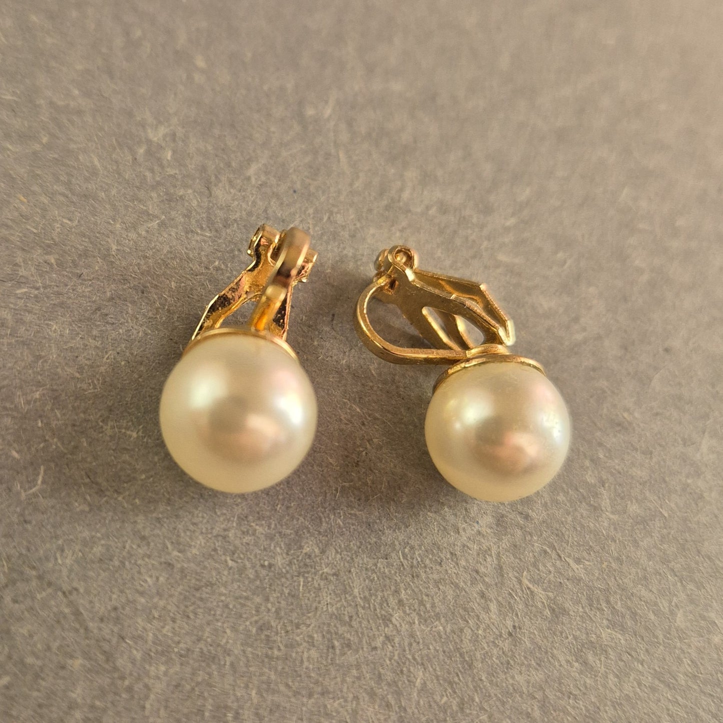 Elegante Vintage-Ohrringe mit Perlen – Klassischer Stil