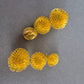 Elegante goldene Clip-Ohrringe – Florales Design mit Vintage-Charme