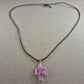 Handgefertigte Amethyst-Halskette – Spirituelles Design mit Engel-Anhänger