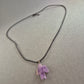 Handgefertigte Amethyst-Halskette – Spirituelles Design mit Engel-Anhänger