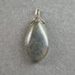 Vintage Labradorit-Anhänger – Mystische Eleganz mit Silberfassung
