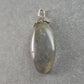 Vintage Labradorit-Anhänger – Mystische Eleganz mit Silberfassung