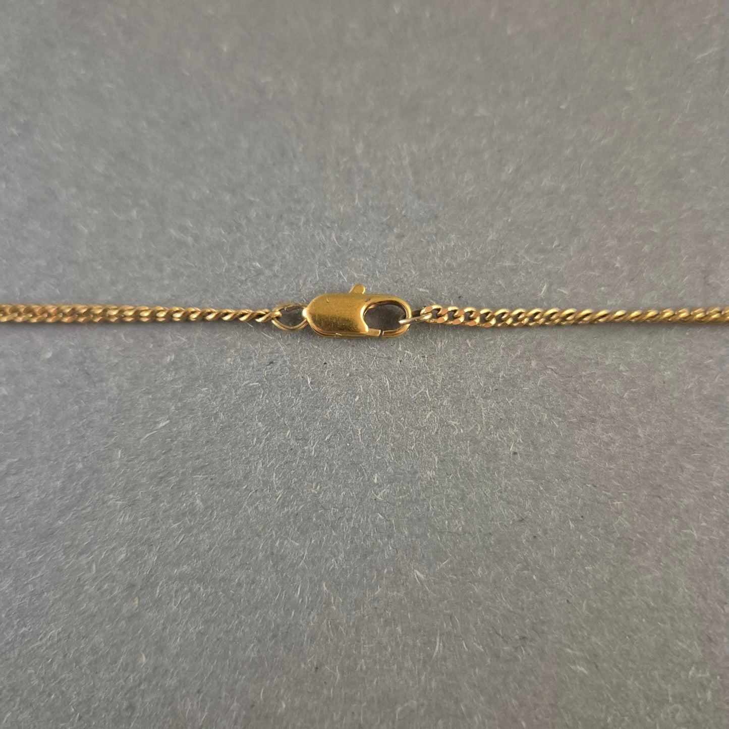 Vergoldete Panzerkette mit Karabinerverschluss – Klassisches Design