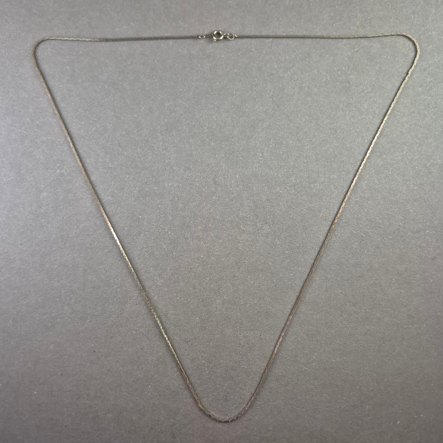 Feine Vintage-Halskette aus Silber – Zarte Struktur für eleganten Look