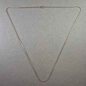 Feine Vintage-Halskette aus Silber – Zarte Struktur für eleganten Look
