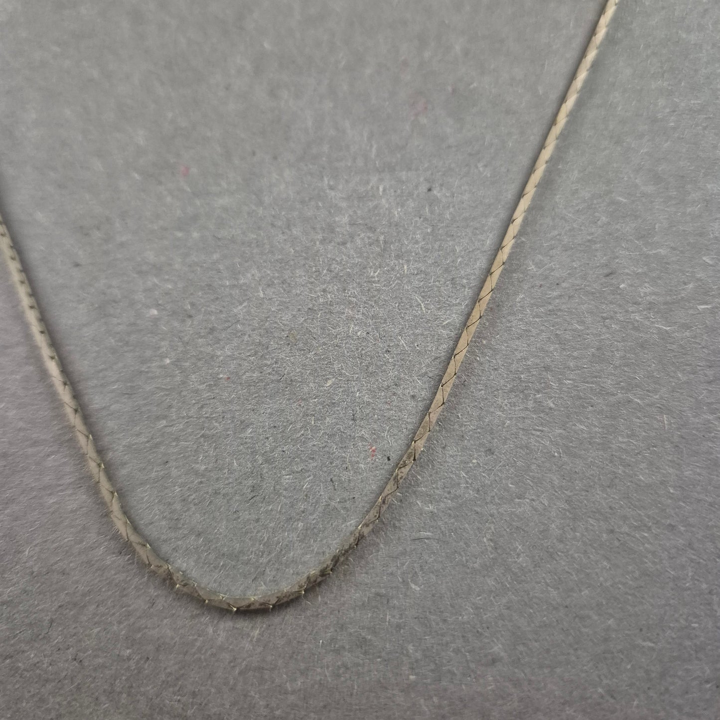 Feine Vintage-Halskette aus Silber – Zarte Struktur für eleganten Look