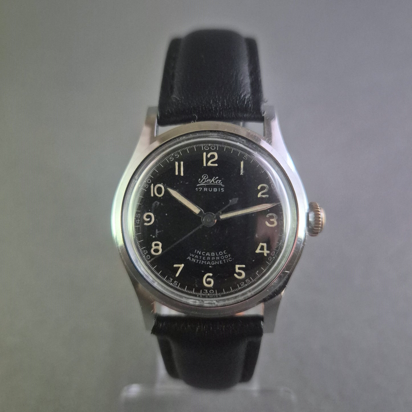 Klassische Beka Uhr Armbanduhr – Mechanischer Vintage-Stil mit Charakter