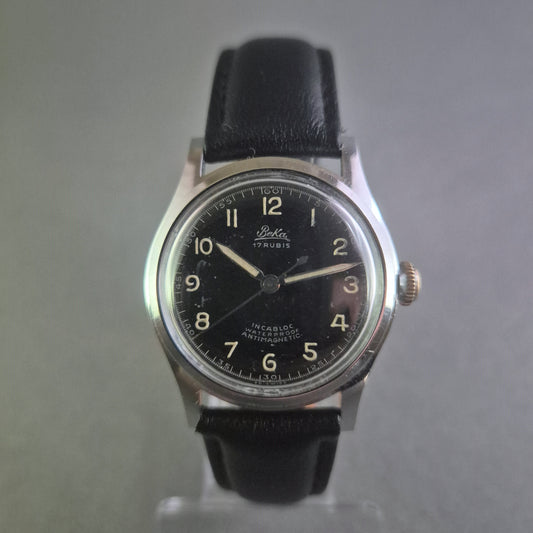Klassische Beka Uhr Armbanduhr – Mechanischer Vintage-Stil mit Charakter