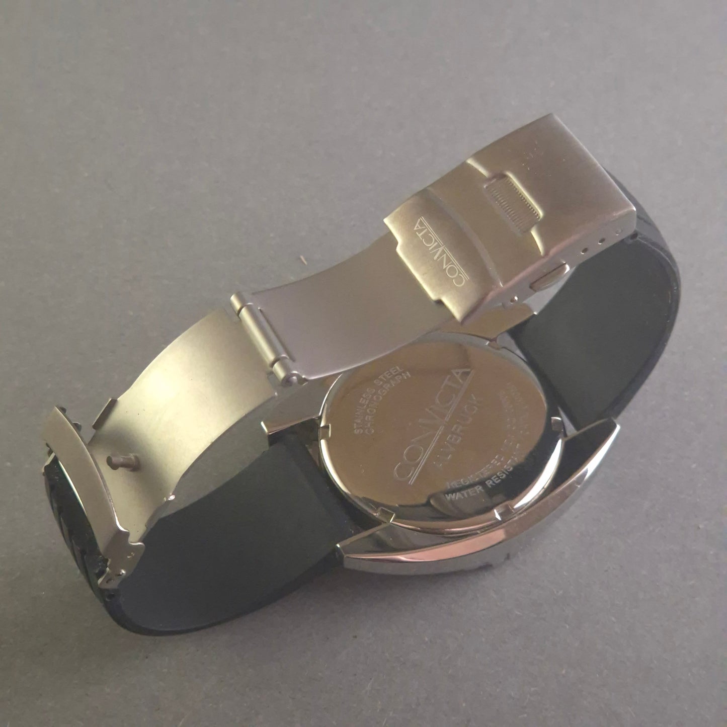 Convicta Uhr Armbanduhr Sportlicher Chronograph mit gelbem Zifferblatt