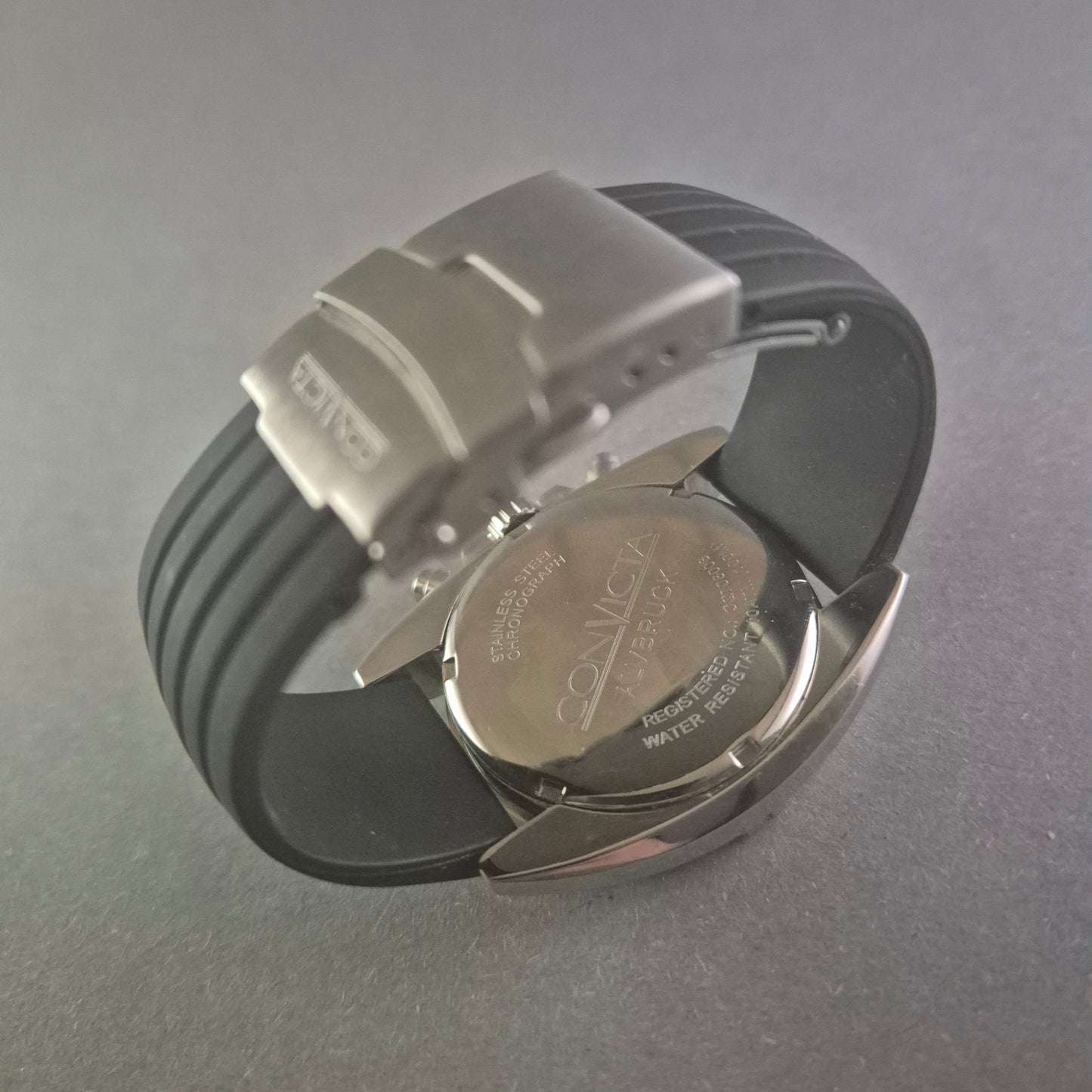 Convicta Uhr Armbanduhr Sportlicher Chronograph mit gelbem Zifferblatt