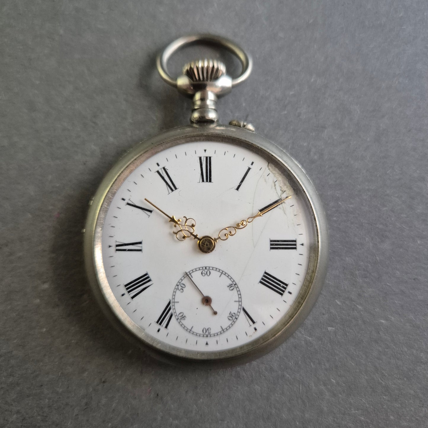 Antike JDEAL Taschenuhr Herrenuhr Eleganter Savonnette Stil