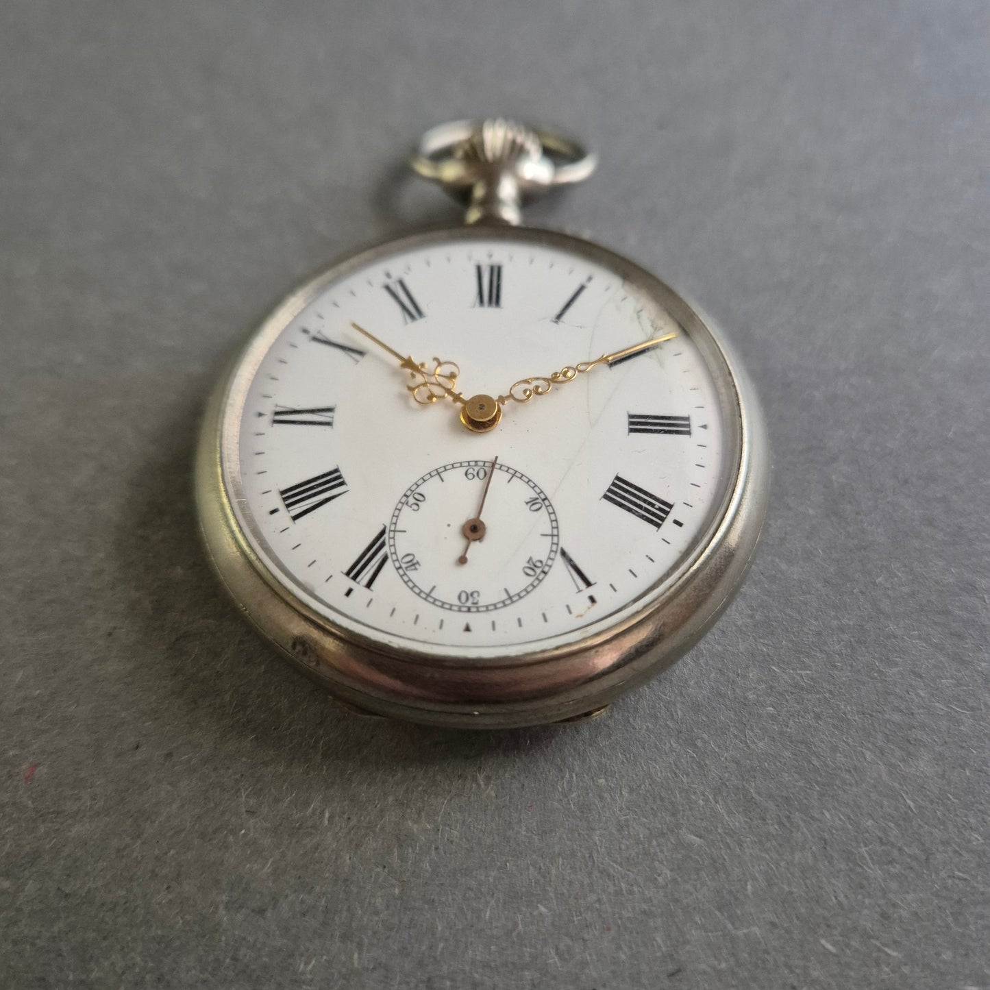 Antike JDEAL Taschenuhr Herrenuhr Eleganter Savonnette Stil