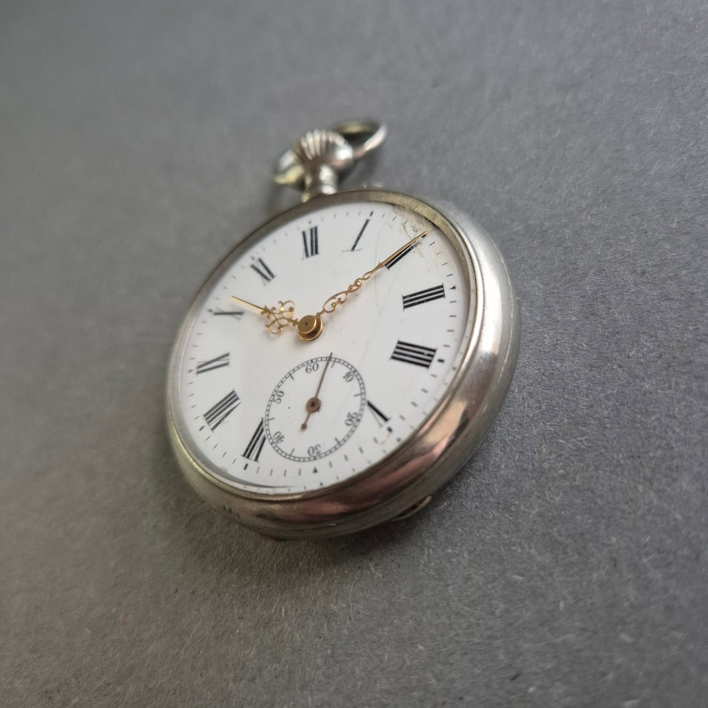 Antike JDEAL Taschenuhr Herrenuhr Eleganter Savonnette Stil