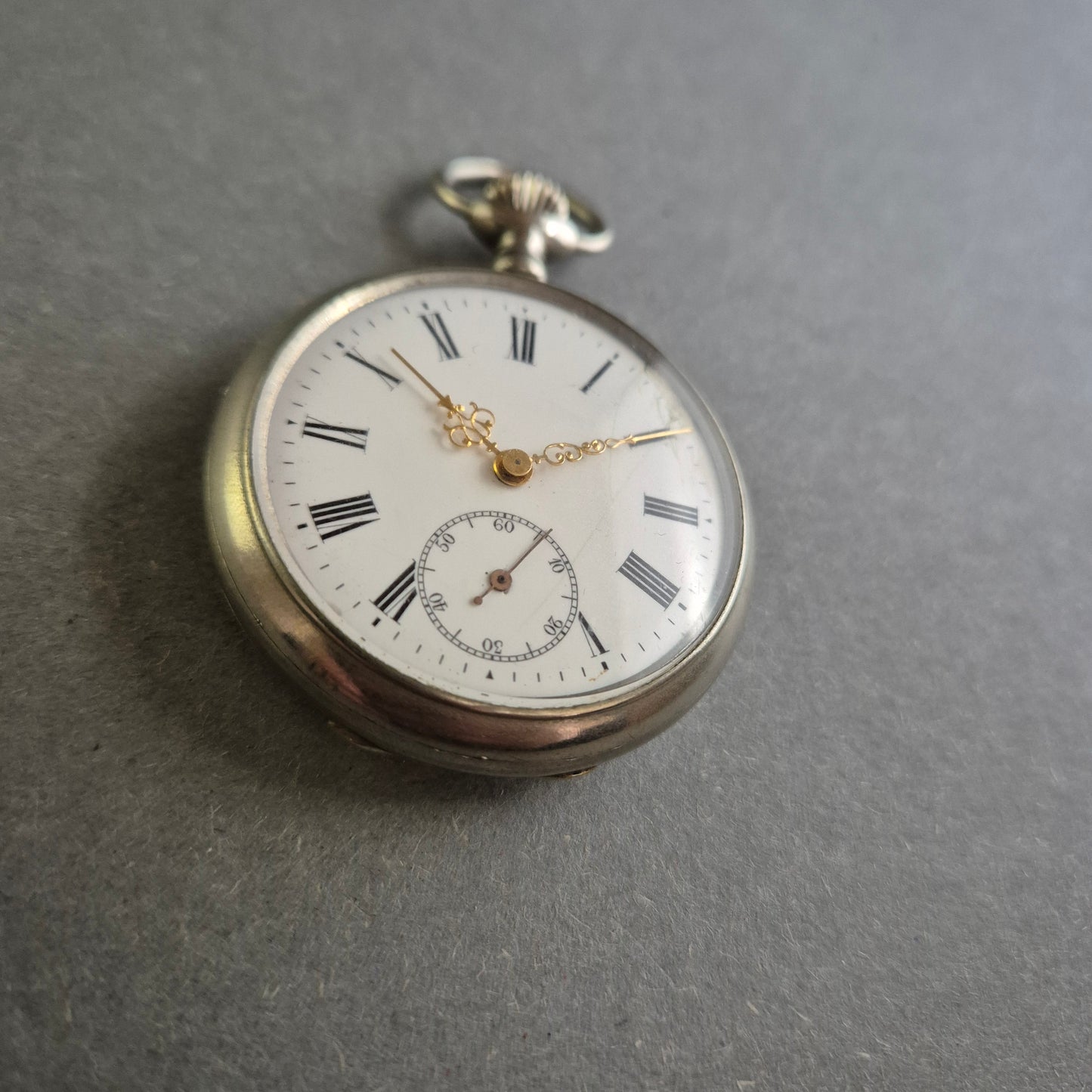 Antike JDEAL Taschenuhr Herrenuhr Eleganter Savonnette Stil