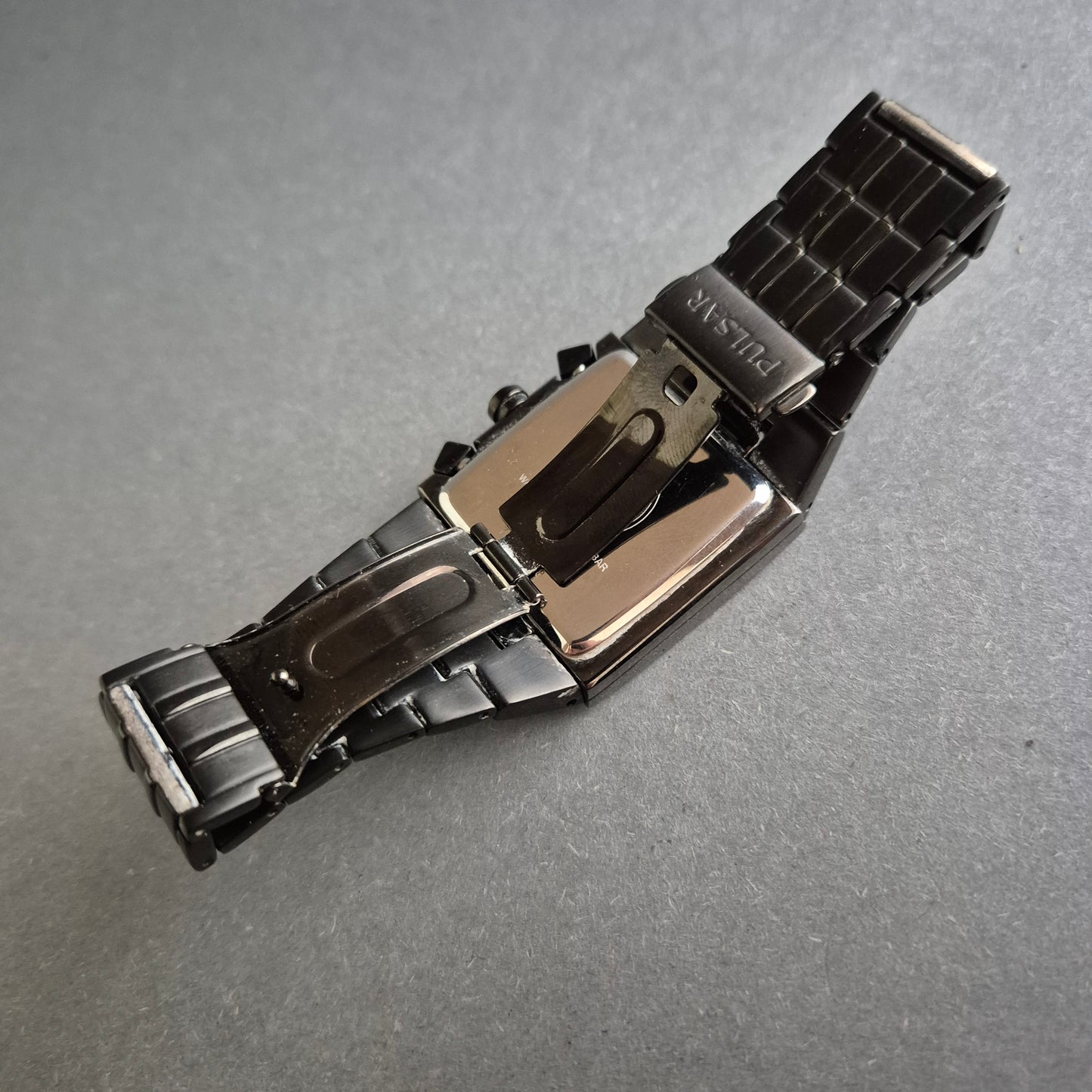 Pulsar Uhr Herrenarmbanduhr Quadratischer Chronograph