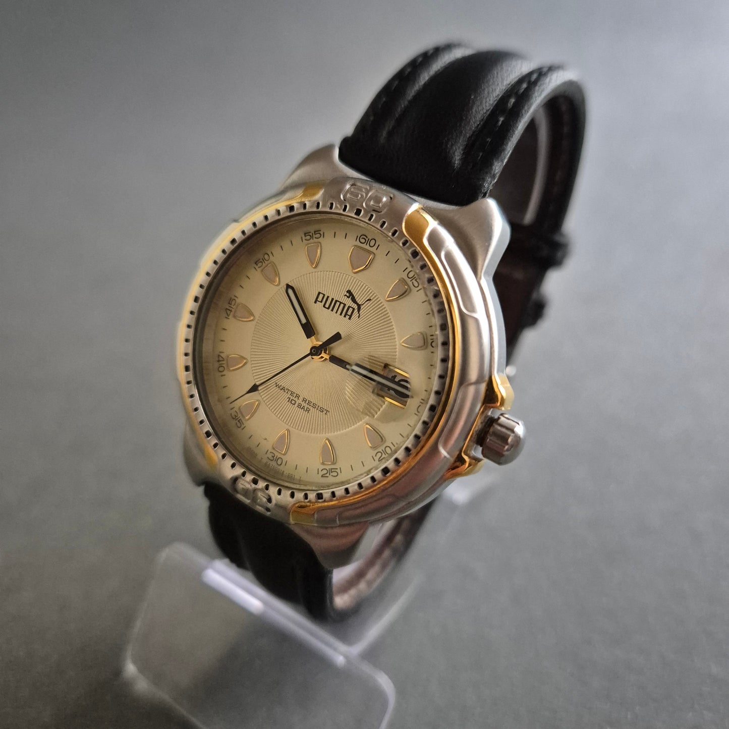 Klassische Puma Uhr Herrenarmbanduhr – Sportlicher Look mit Lederarmband