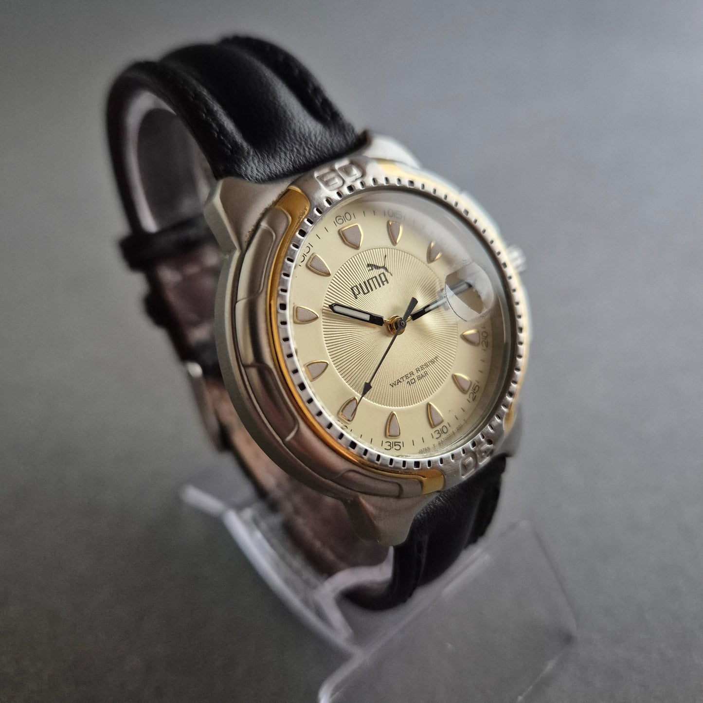 Klassische Puma Uhr Herrenarmbanduhr – Sportlicher Look mit Lederarmband