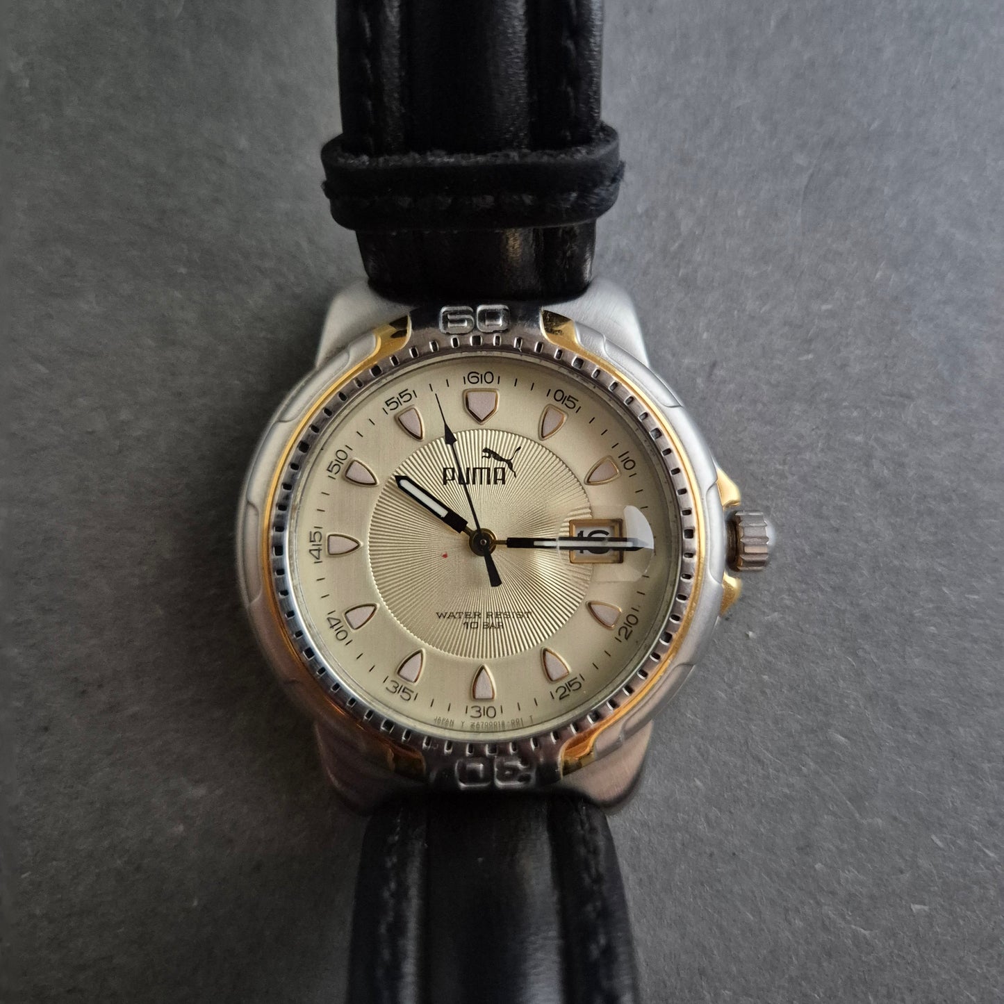 Klassische Puma Uhr Herrenarmbanduhr – Sportlicher Look mit Lederarmband