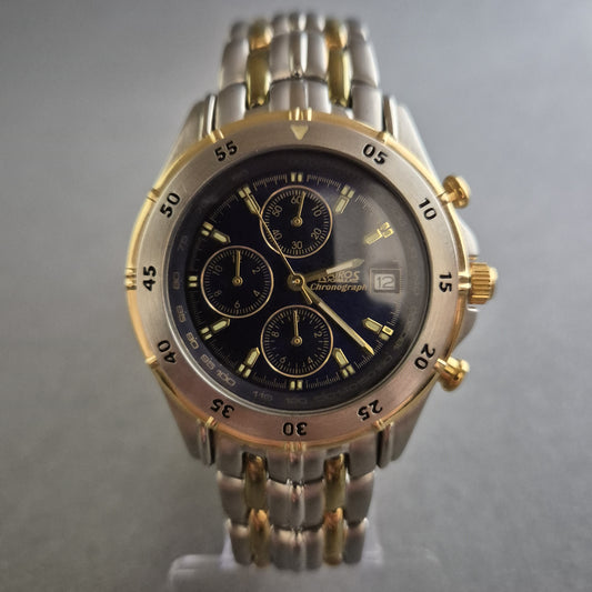 Kairos Uhr Herrenchronograph Zweifarbiger Klassiker mit sportlicher Eleganz