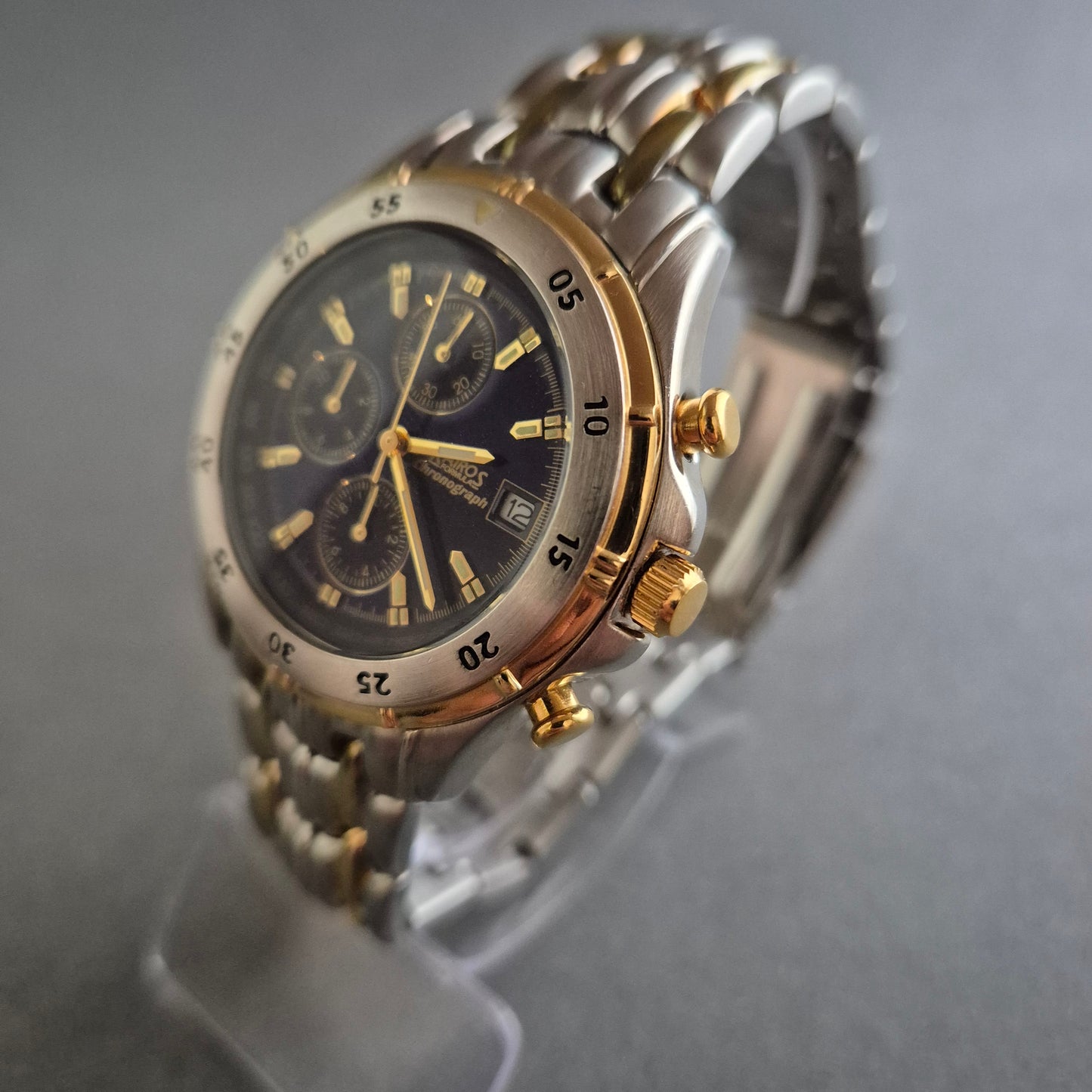 Kairos Uhr Herrenchronograph Zweifarbiger Klassiker mit sportlicher Eleganz