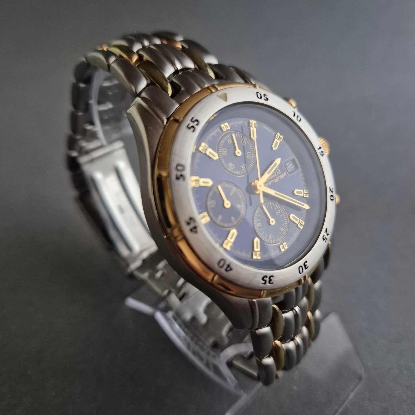 Kairos Uhr Herrenchronograph Zweifarbiger Klassiker mit sportlicher Eleganz