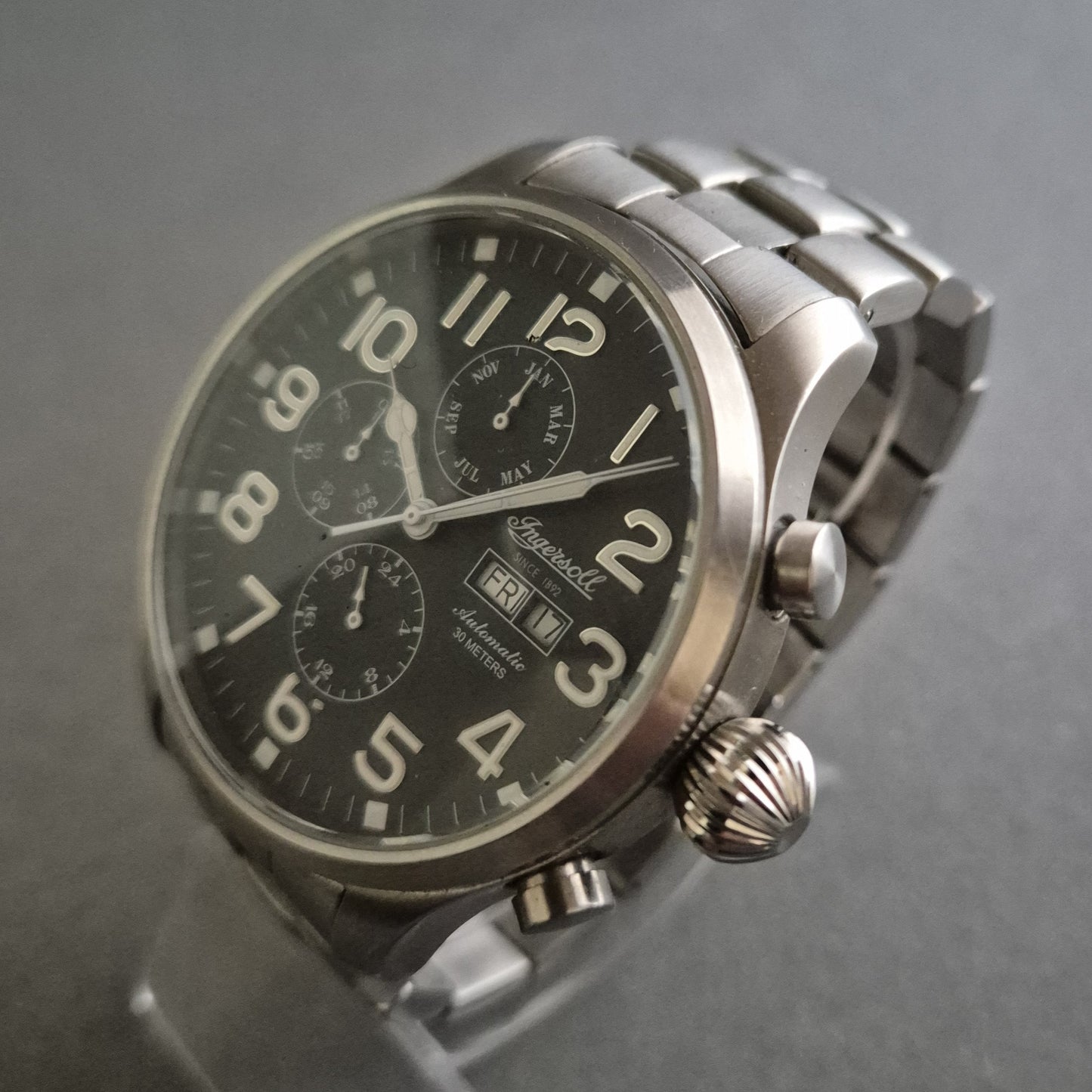 Ingersoll Uhr Herrenarmbanduhr Automatikwerk Vollkalender limitierter Edition