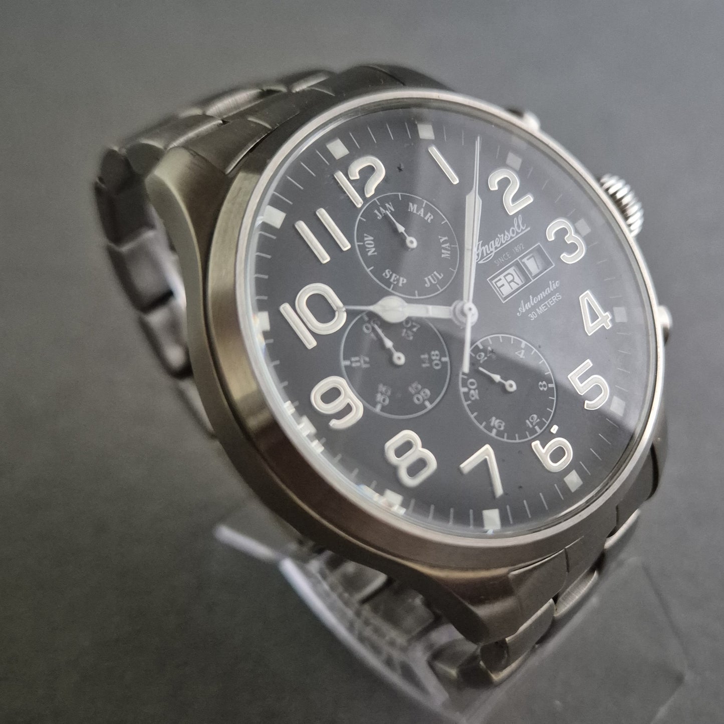 Ingersoll Uhr Herrenarmbanduhr Automatikwerk Vollkalender limitierter Edition