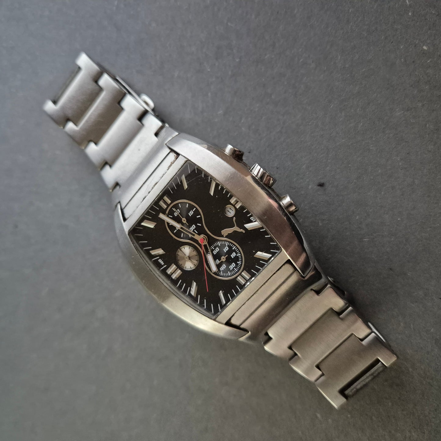 Puma Uhr Herrenarmbanduhr Chronograph Rechteckgehäuse