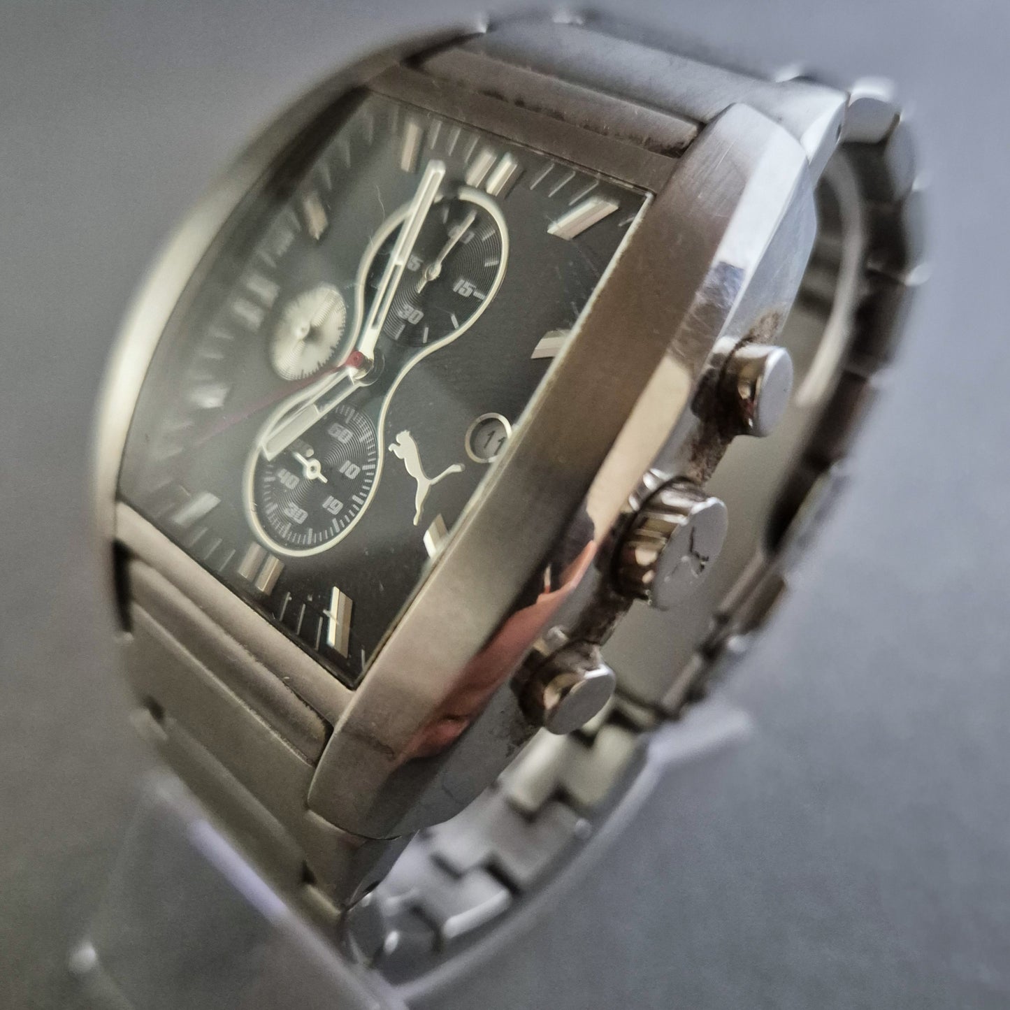Puma Uhr Herrenarmbanduhr Chronograph Rechteckgehäuse