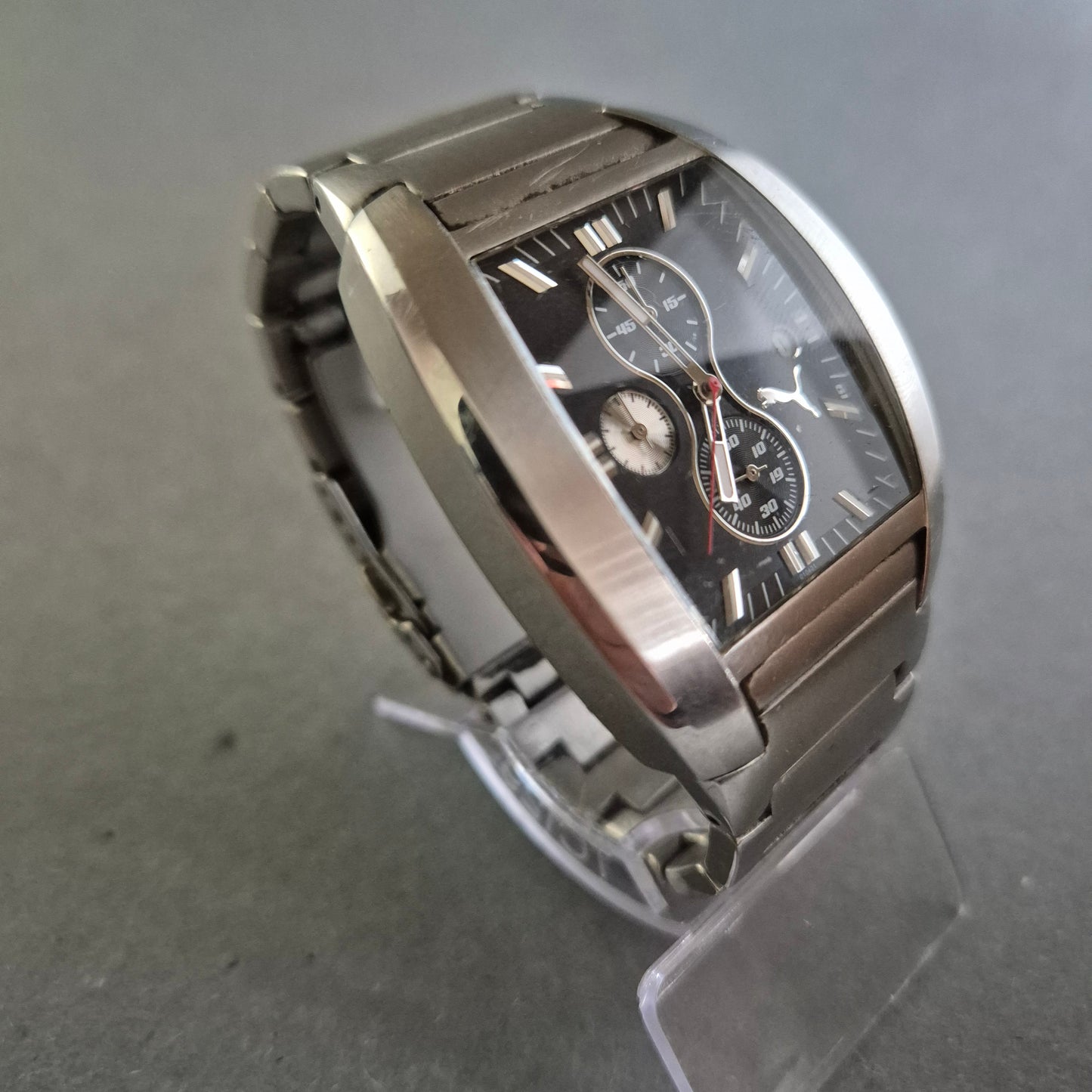 Puma Uhr Herrenarmbanduhr Chronograph Rechteckgehäuse