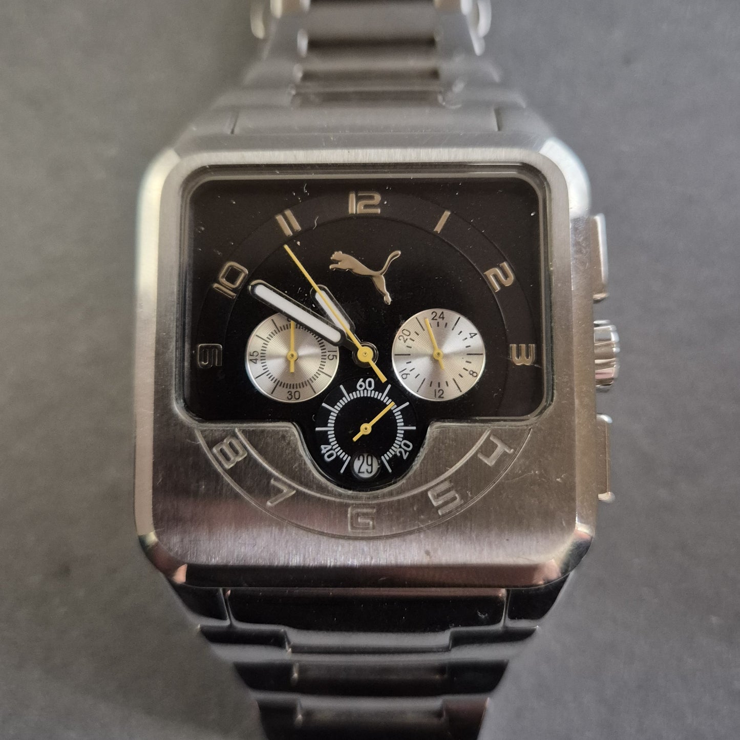 Puma Uhr Herrenarmbanduhr Chronograph mit 10 BAR Wasserdichte