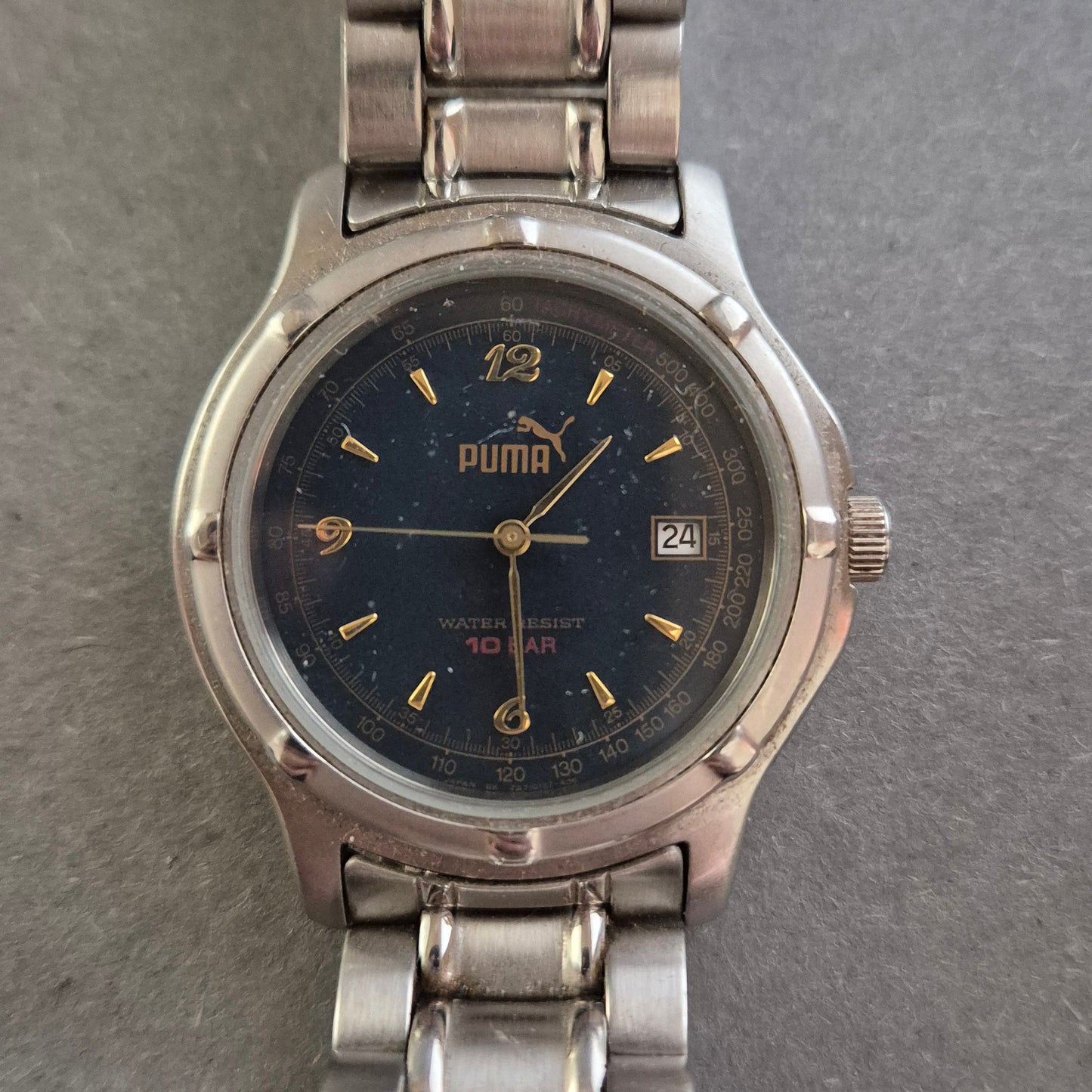 Uhr Herrenarmbanduhr Puma – Klassischer Chronograph mit Datumsanzeige