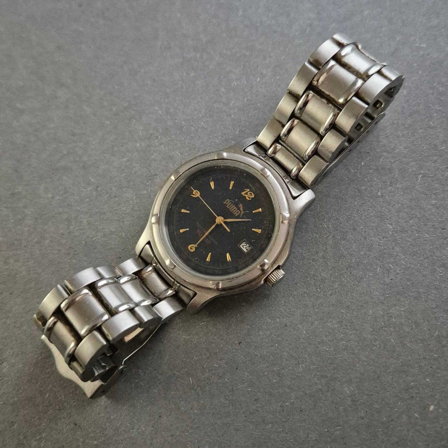 Uhr Herrenarmbanduhr Puma – Klassischer Chronograph mit Datumsanzeige