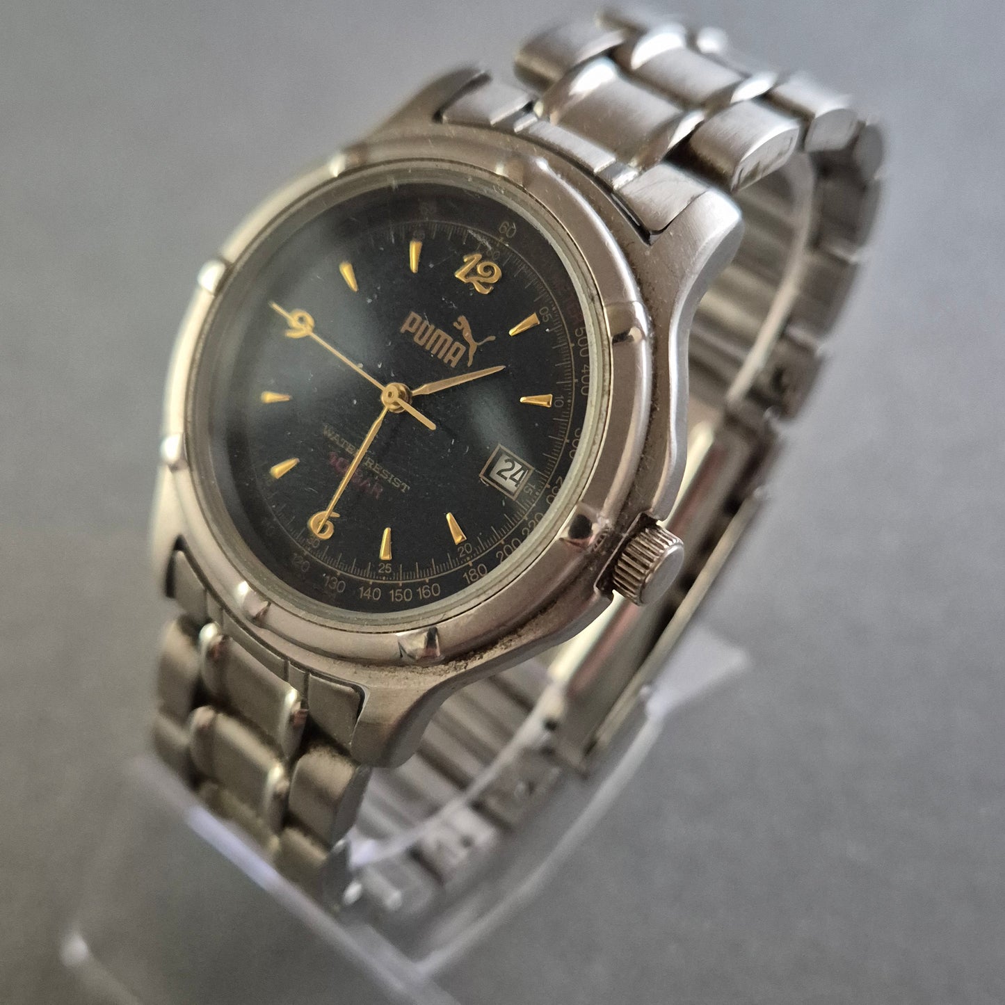 Uhr Herrenarmbanduhr Puma – Klassischer Chronograph mit Datumsanzeige