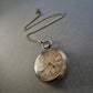 Antike Uhr Taschenuhr Silber 877 mit Gravur