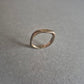 Schlichter Vintage-Ring aus Messing – Organische Form im Unisex-Design