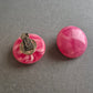 Vintage Ohrclips in Marmor-Optik – Pinker Retro-Chic der 60er