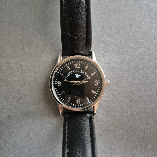 Schlichte Alberto Bruni Herrenarmbanduhr – Klassik trifft Alltag