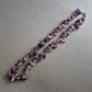 Amethyst-Splitterkette mit goldfarbenen Akzenten – Naturstein-Look