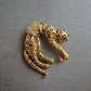 Vintage Leopard Brosche mit Strass – Elegantes Tierdesign in Goldoptik