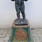Brunnenskulptur mit Fische tragendem Knaben Massiv 75cm um 1900 100kg