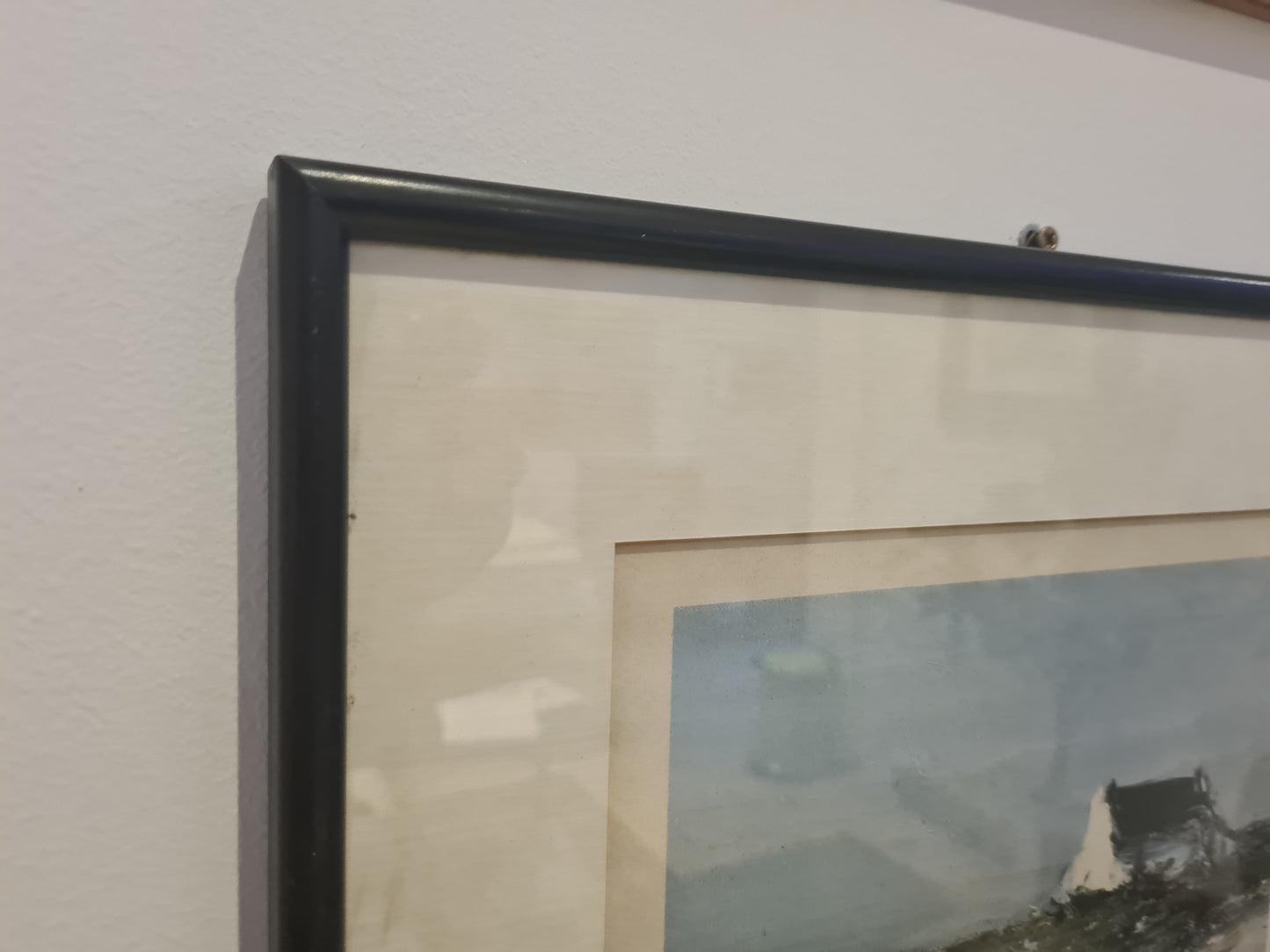 George Laporte Signiert Landschaft Öl Malerei 36x32cm