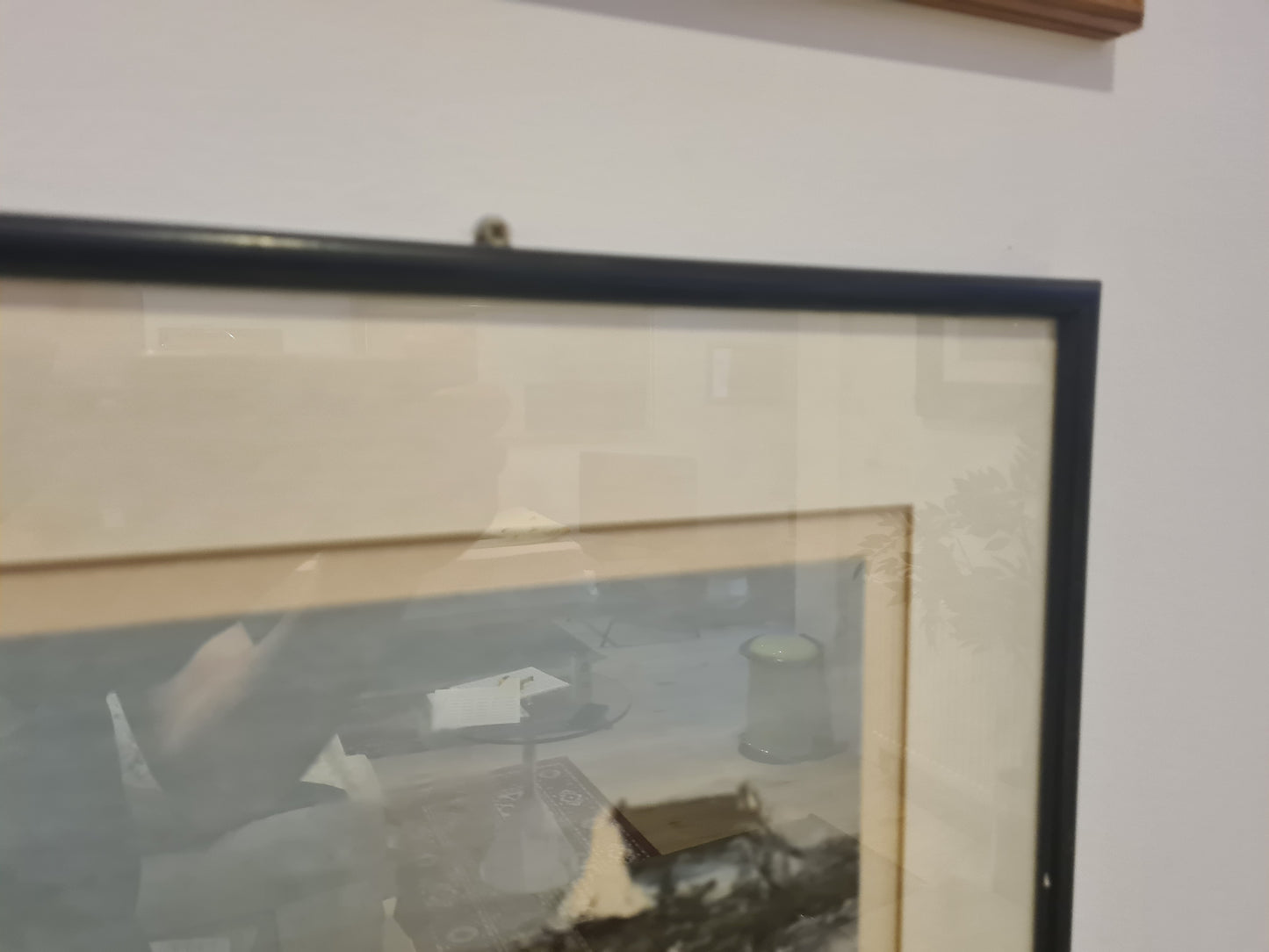 George Laporte Signiert Landschaft Öl Malerei 36x32cm